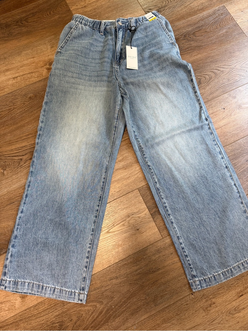 Judy Blue Light Blue Relaxed Wide-Leg Women’s Jeans
